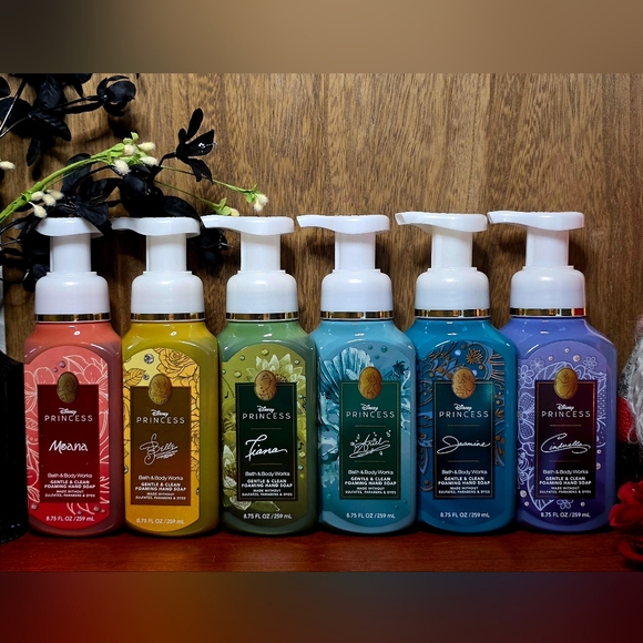 Disney Other - (6) Bath & Body Works Disney Gentle Foaming Hand Soap Complete Set